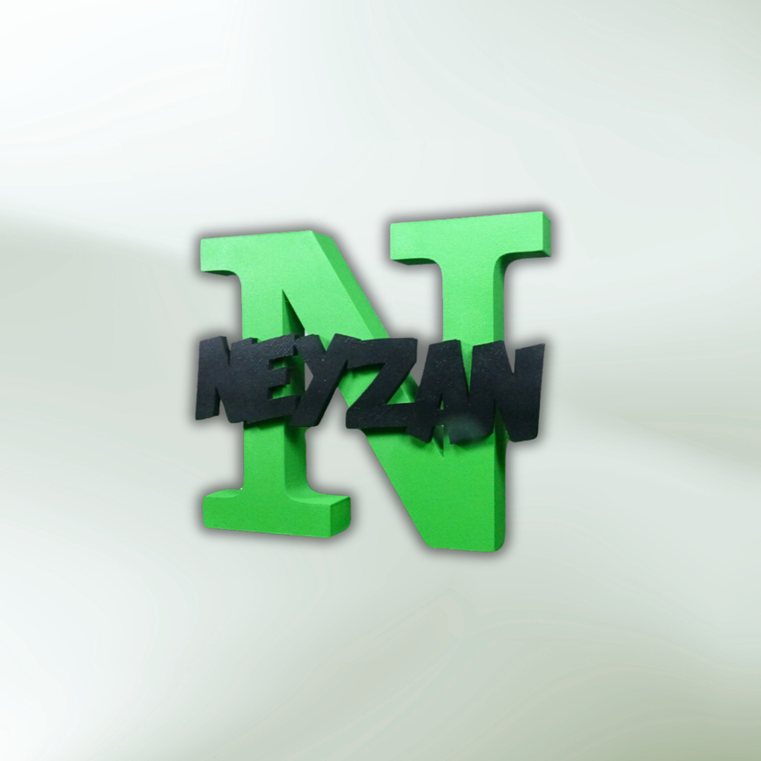 Nombre con inicial 3D