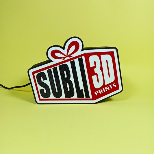 Lámpara 3D personalizada