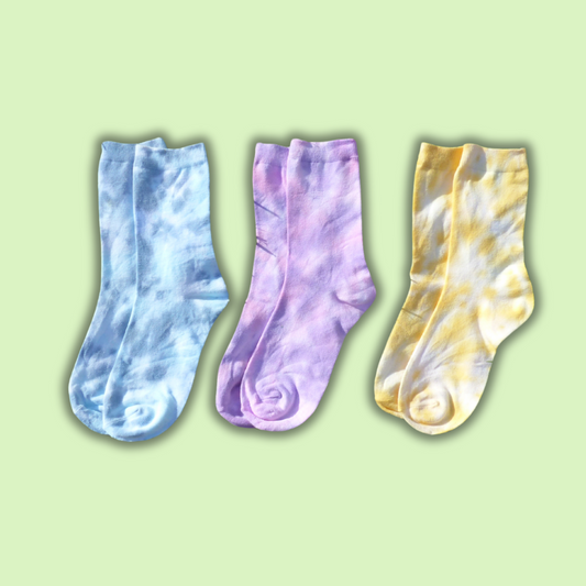 Calcetines Tie-Dye Un color