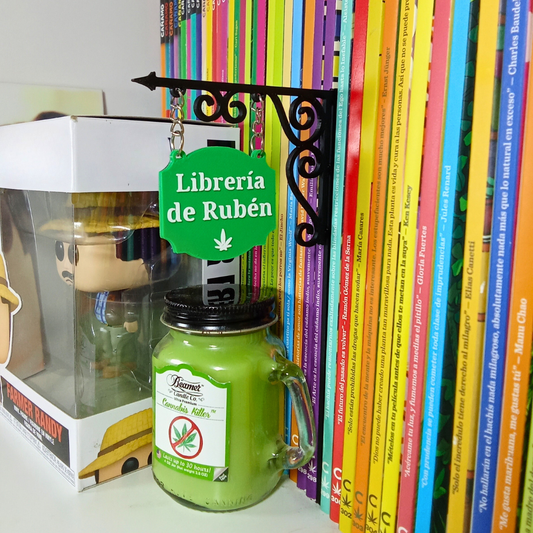 Cartel Librería 3D personalizado