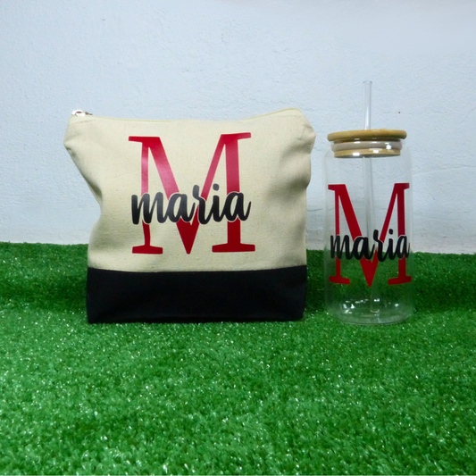 KIT Neceser + Vaso personalizados