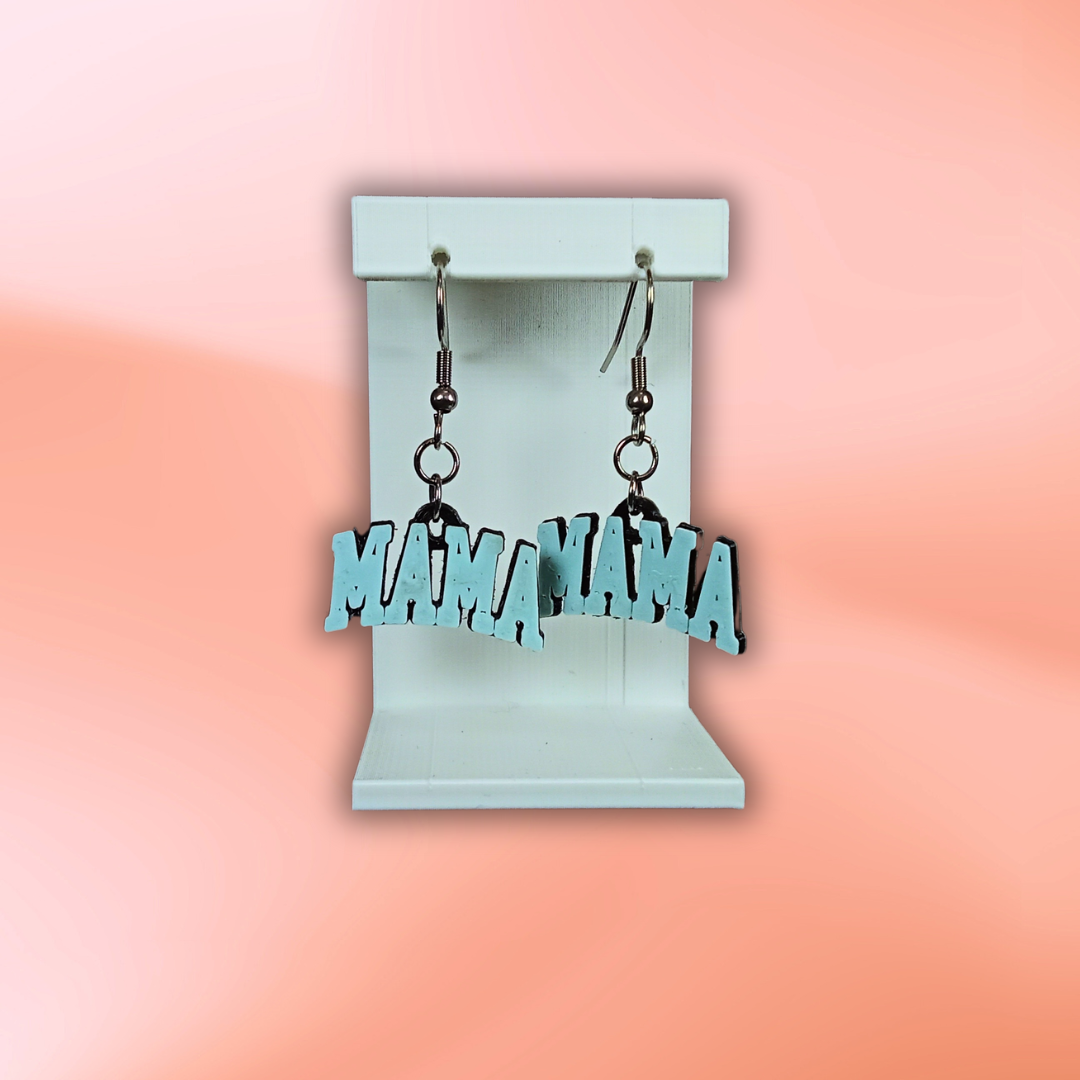 Pendientes 3D "Mama"