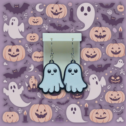 Pendientes 3D "Cute ghost"