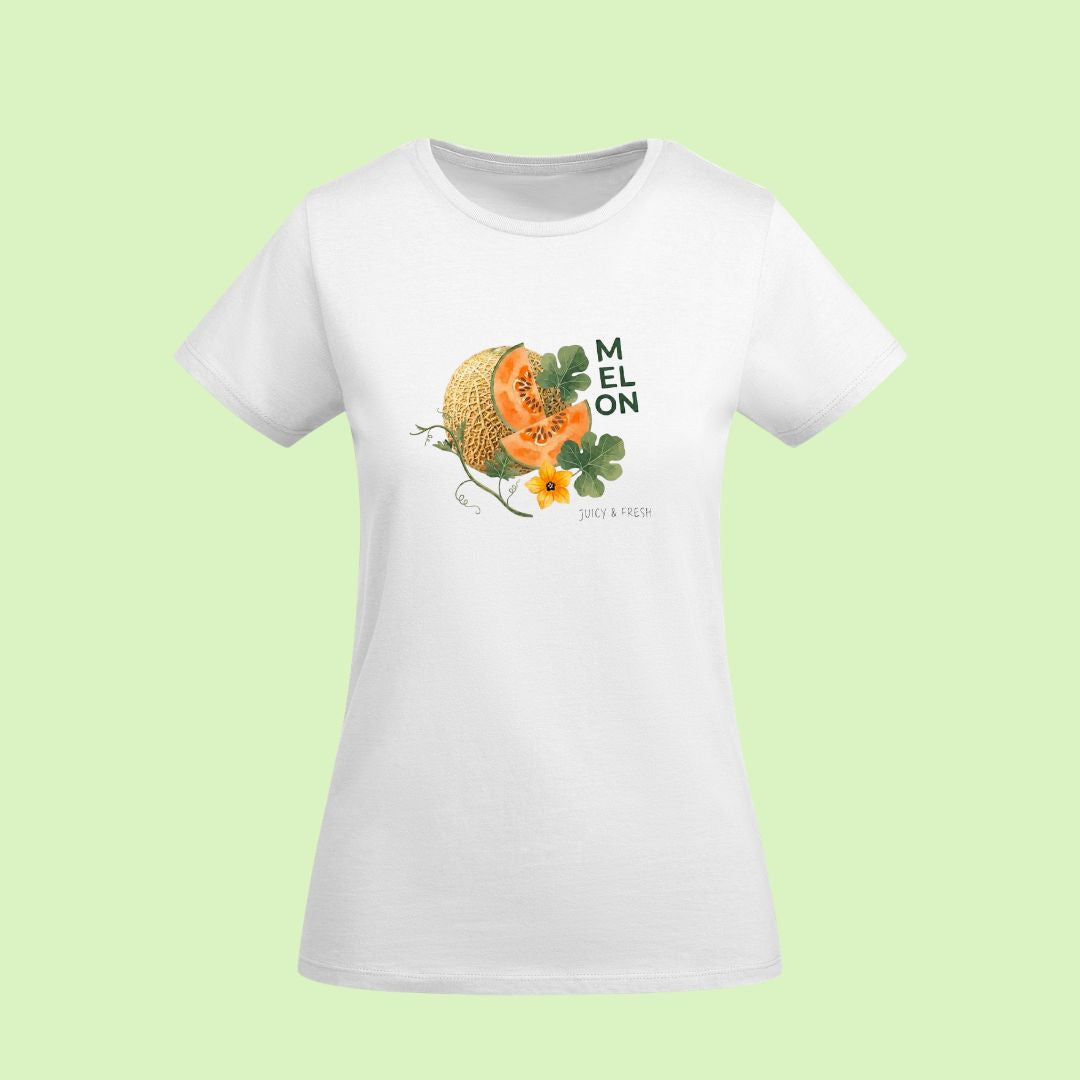 Camiseta algodón orgánico "Melón"