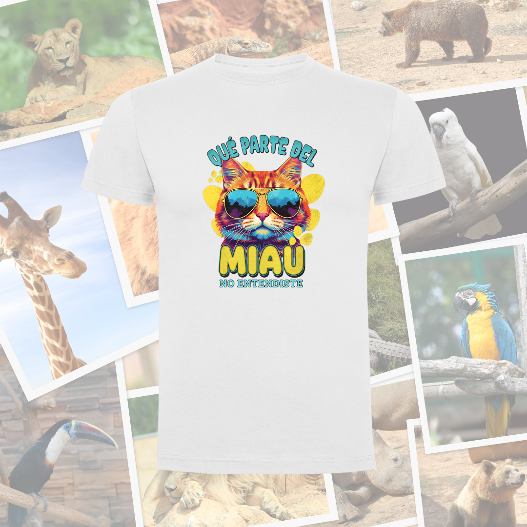 Camiseta "Qué parte del miau no entendiste"