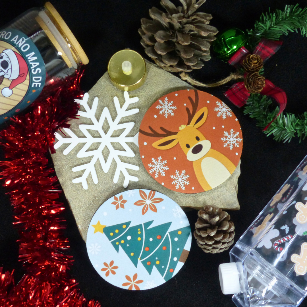Posavasos 3D "Copo de nieve"