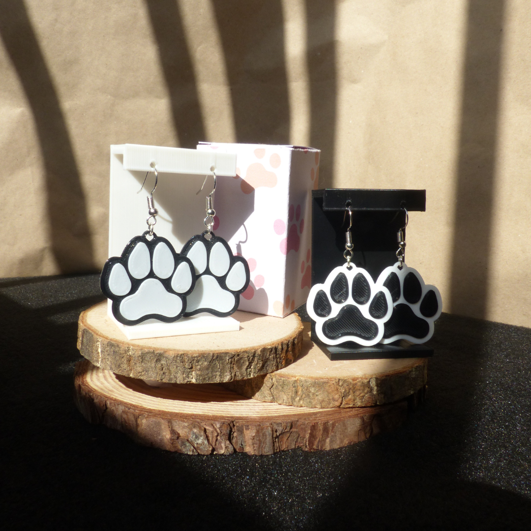 Pendientes "Huella de mascota" varios diseños
