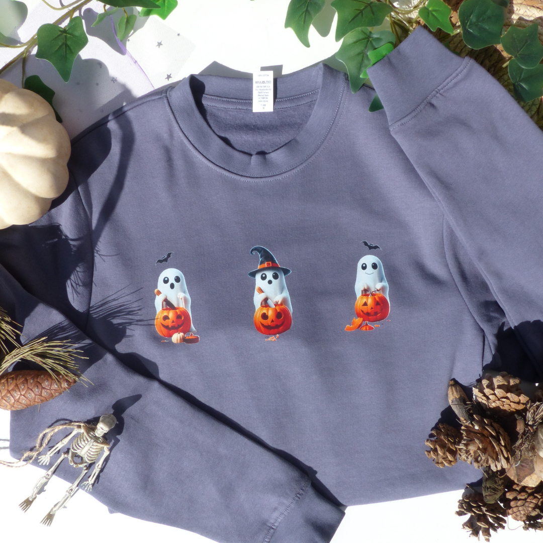 Sudadera Teleno "Three spooky ghosts"