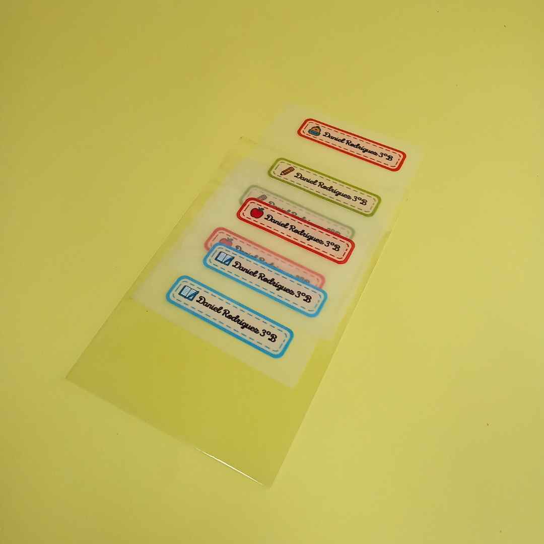 Etiquetas Escolares Personalizadas para la ropa