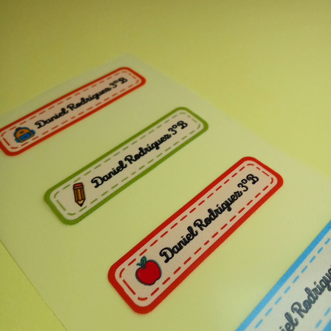Etiquetas Escolares Personalizadas para la ropa