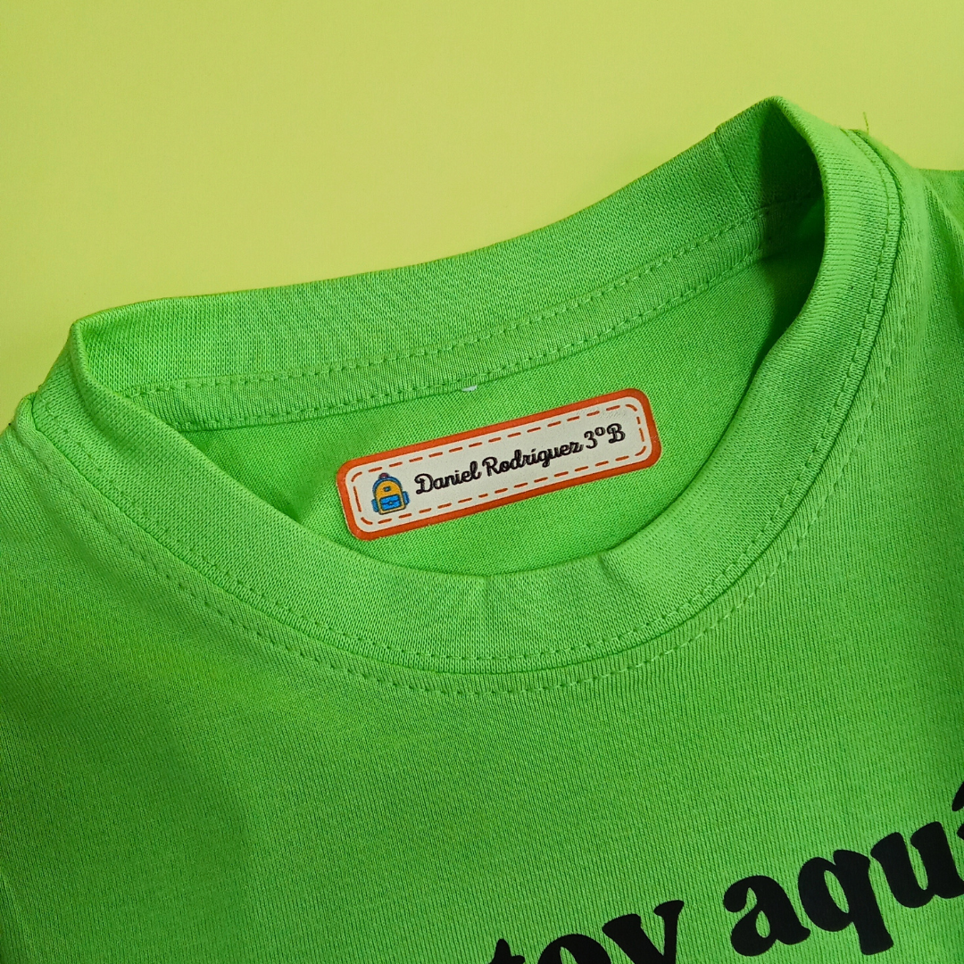 Etiquetas Escolares Personalizadas para la ropa