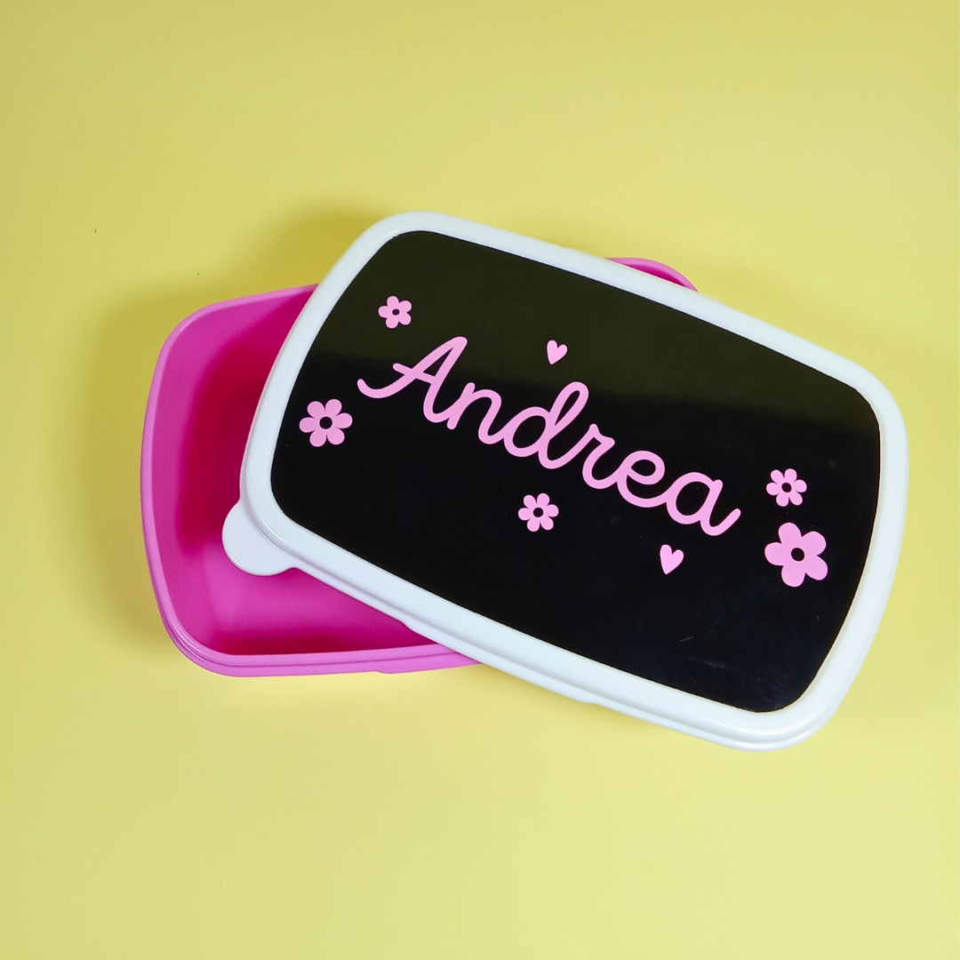 Fiambrera infantil con nombre