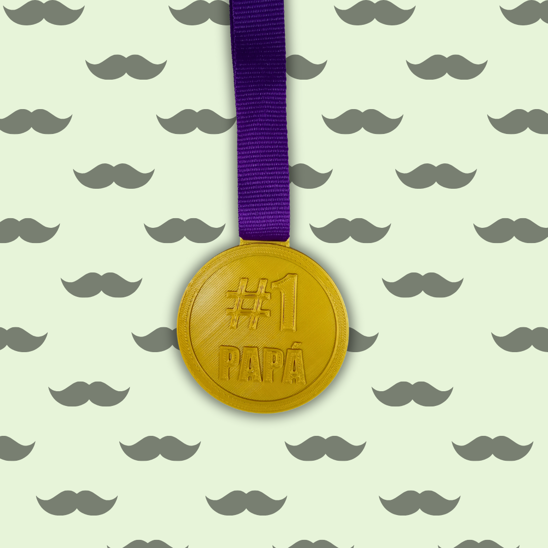 Medalla 3D Día del padre