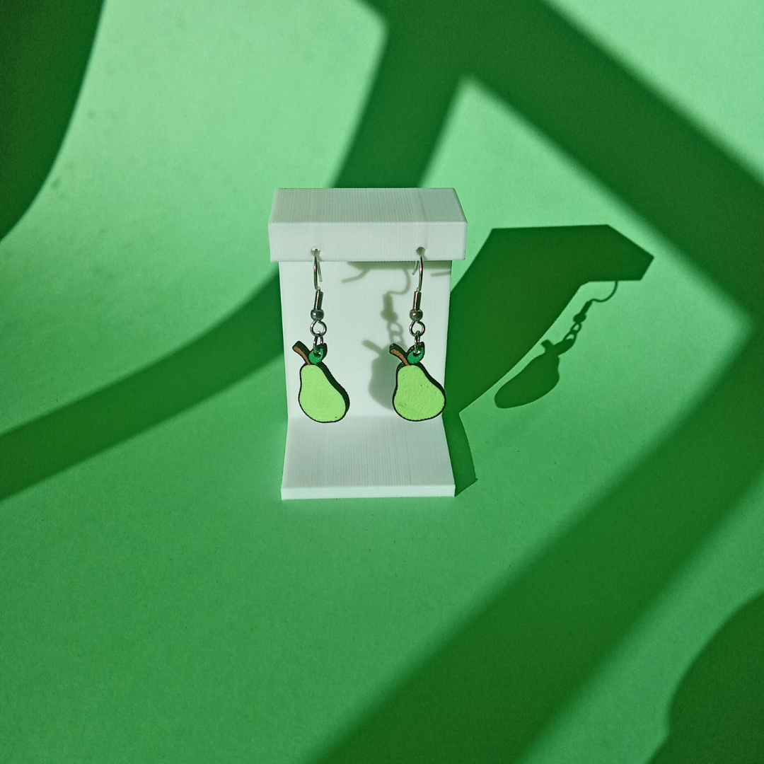 Pendientes 3D "Pera"