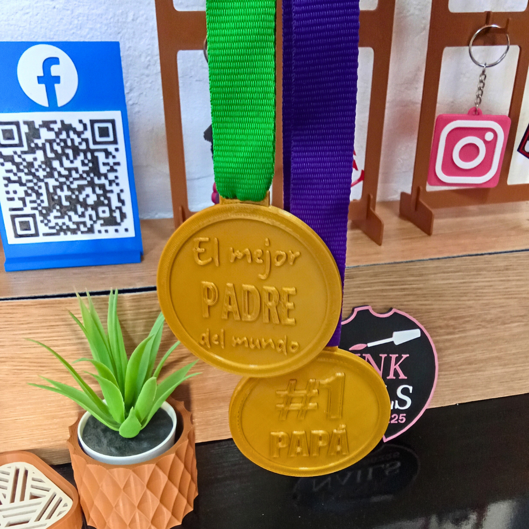 Medalla 3D Día del padre