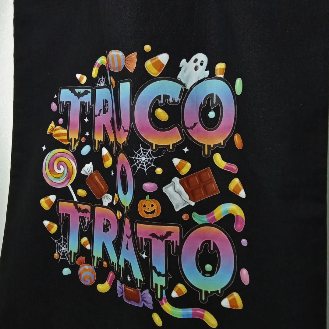 Bolsa de tela "Truco o Trato" - Product Image