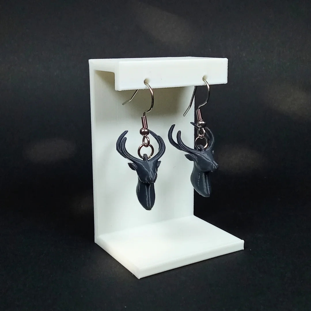 Pendientes 3D "Silueta de Reno" - Product Image