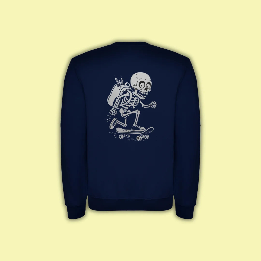 Sudadera Clasica Infantil Esqueleto vuelta al cole - Product Image