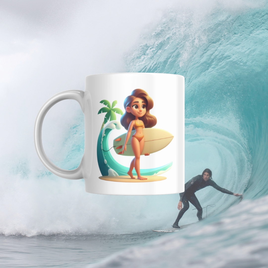 Taza "Surf" varios diseños