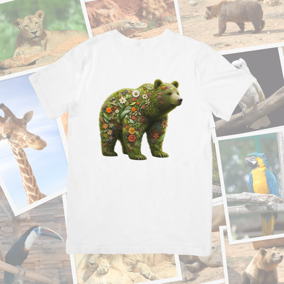 Camiseta "Oso naturaleza"