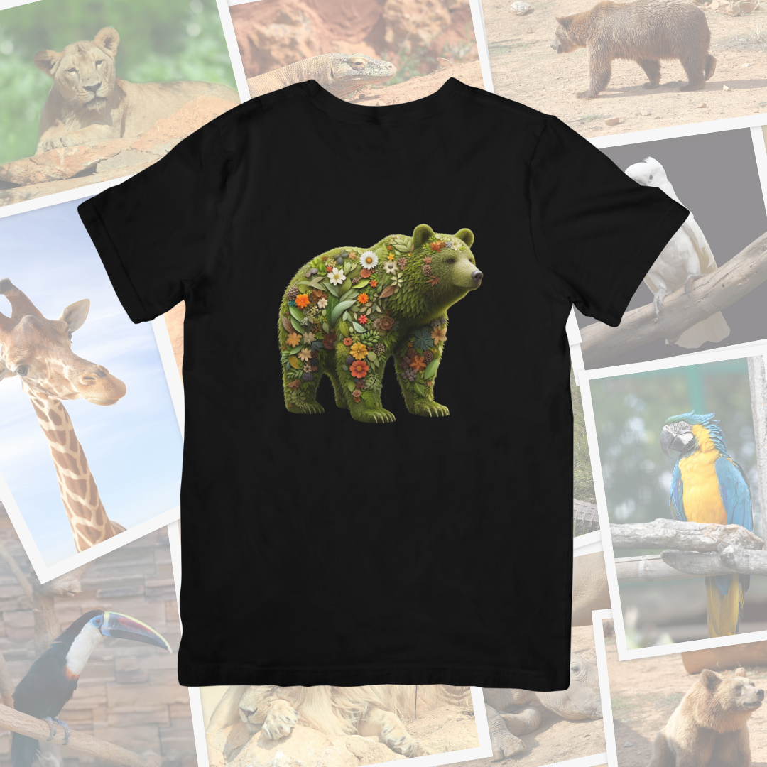 Camiseta "Oso naturaleza"