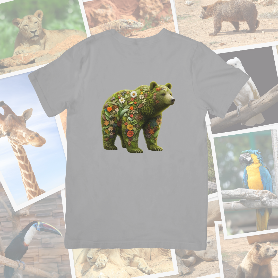 Camiseta "Oso naturaleza"