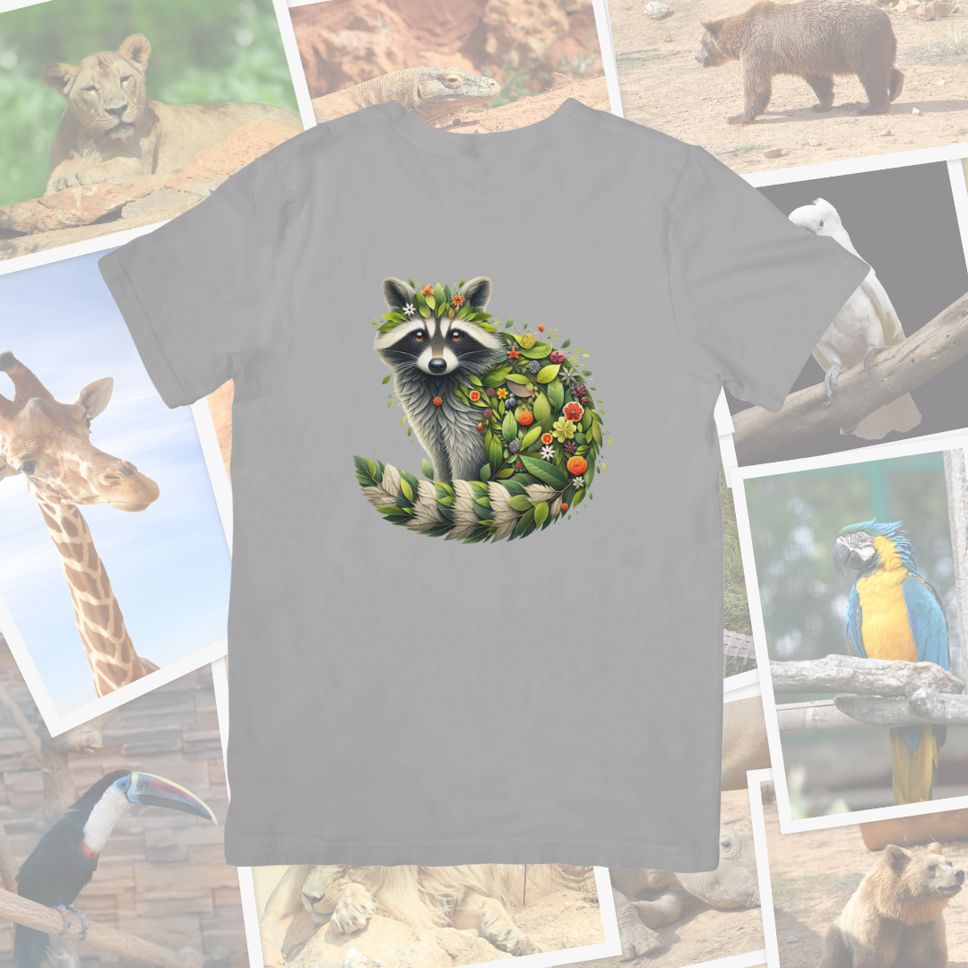 Camiseta "Mapache naturaleza"