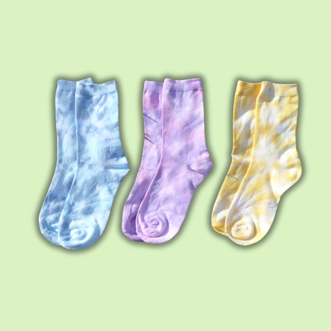 Calcetines Tye-Dye Un color