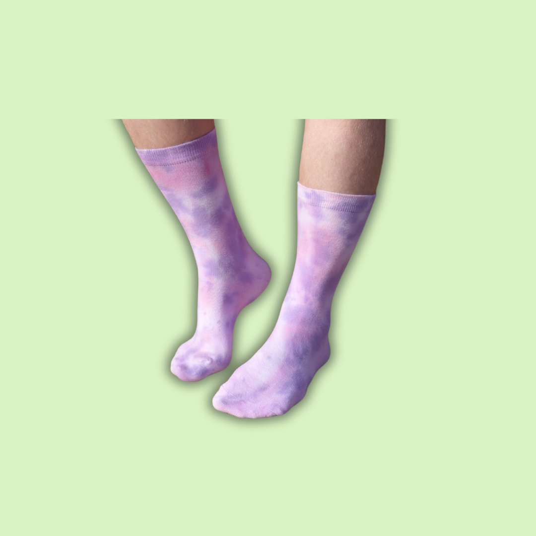 Calcetines Tye-Dye Un color