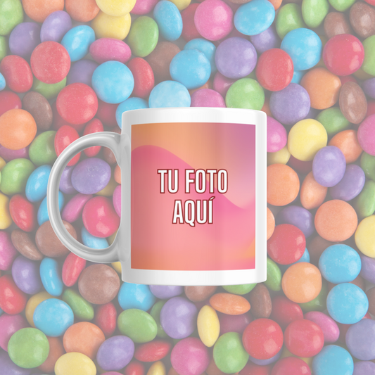 Taza "Tu foto aquí" varias formas