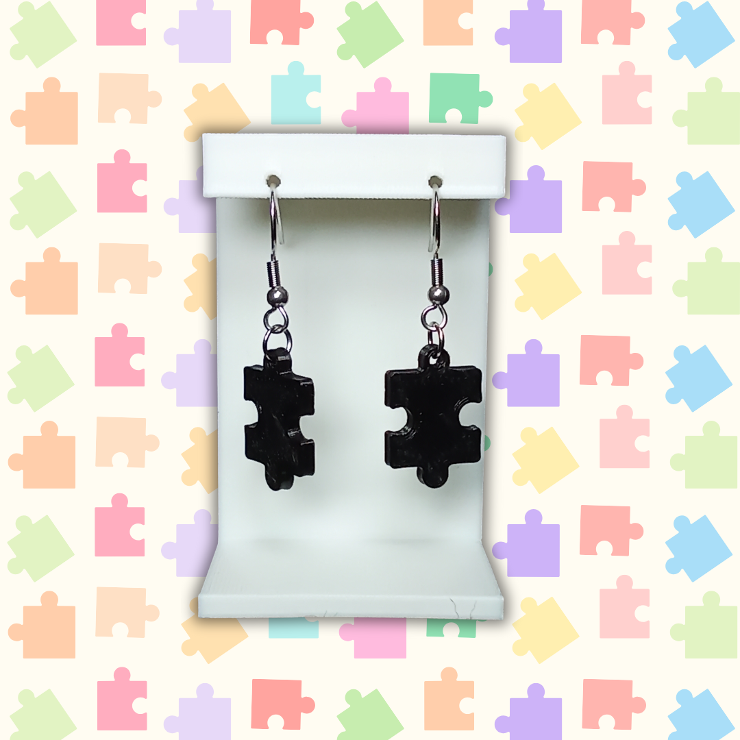 Pendientes "Pieza de puzzle" varios colores