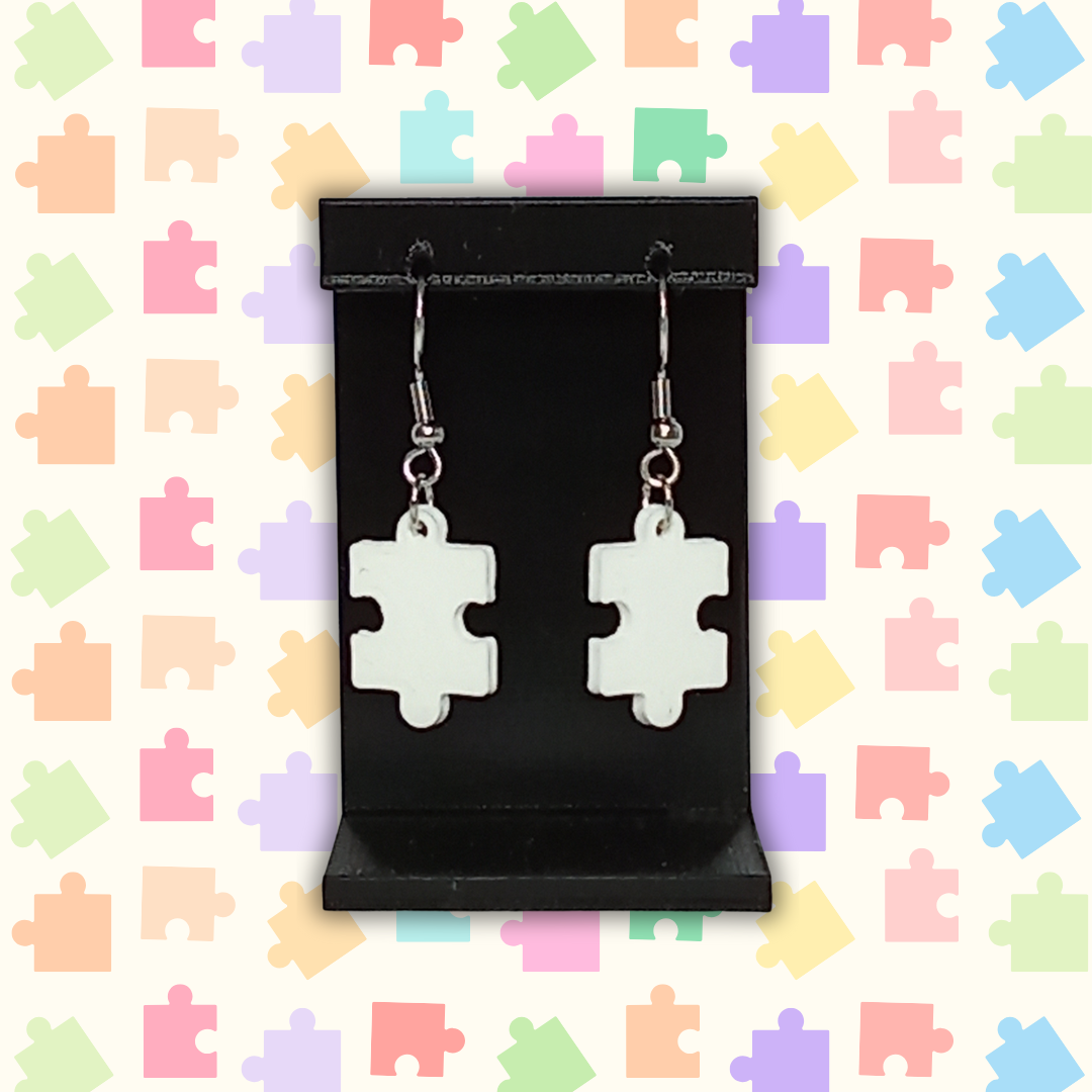 Pendientes "Pieza de puzzle" varios colores