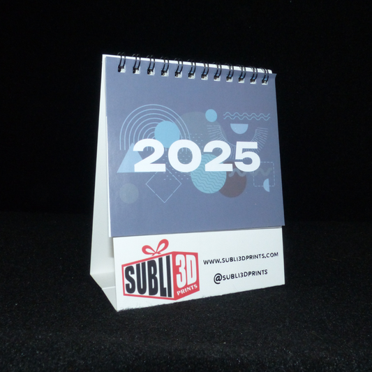 Calendario sobremesa 2025 personalizado