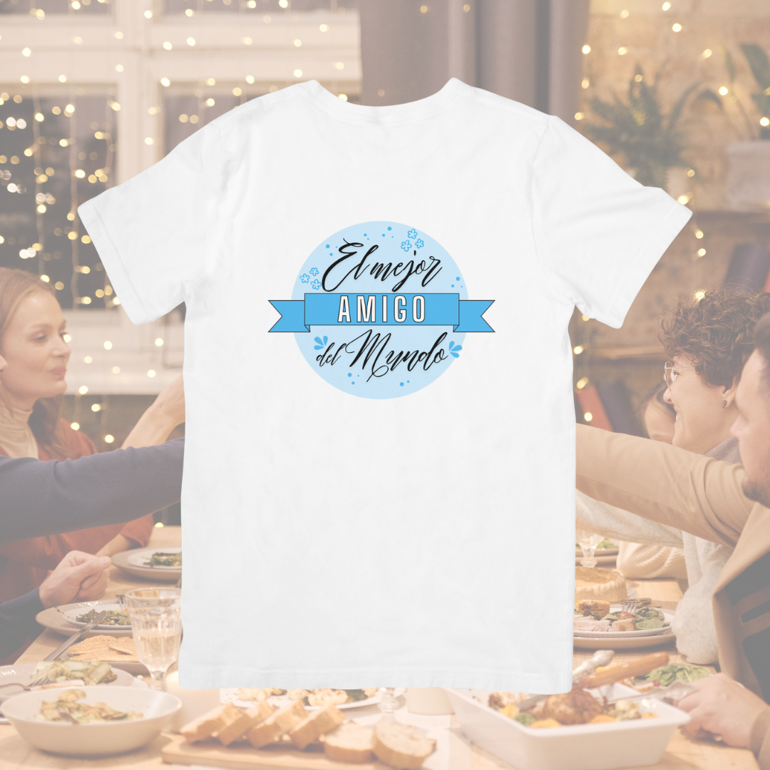 Camiseta "La mejor amiga del mundo" "El mejor amigo del mundo"