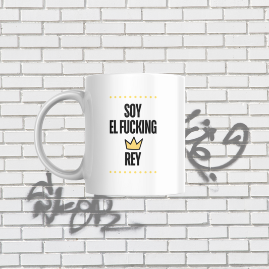 Taza "Soy el fucking rey" "Soy la fucking reina"