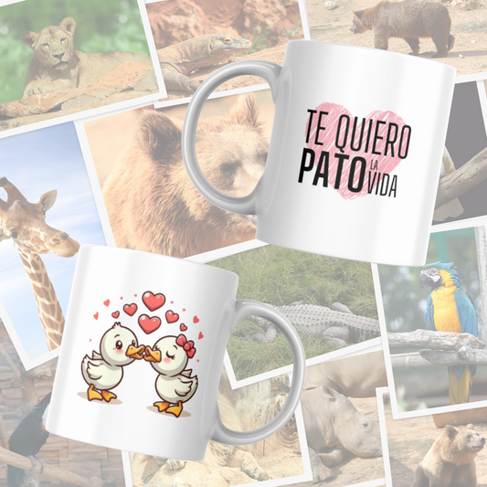 Taza "Te quiero pato la vida"