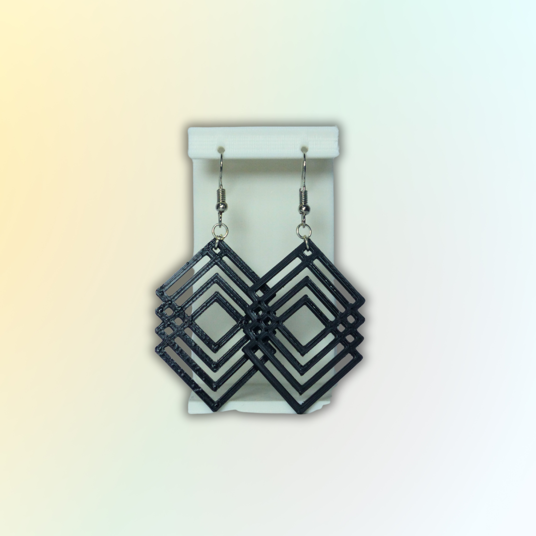 Pendientes "Square harmony"