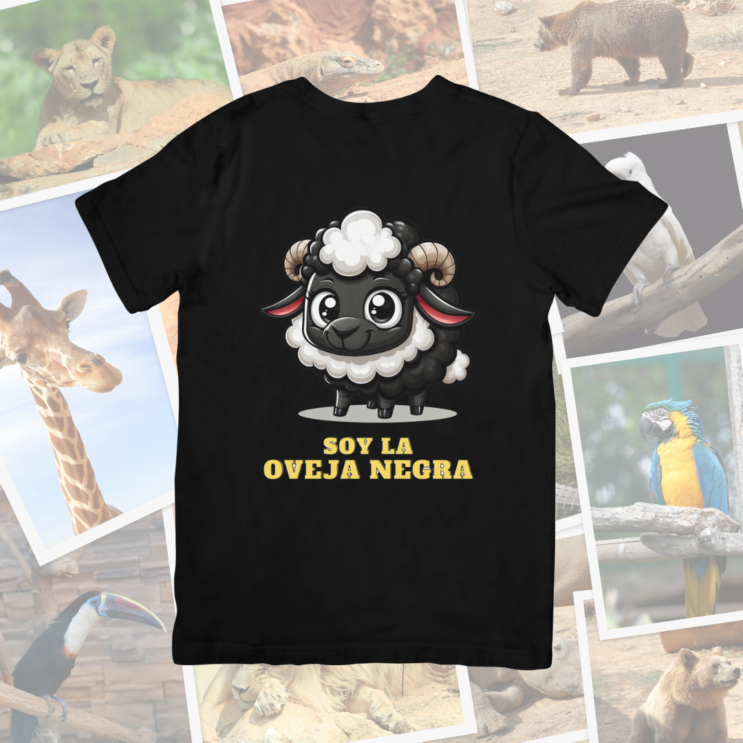 Camiseta "Soy la oveja negra"