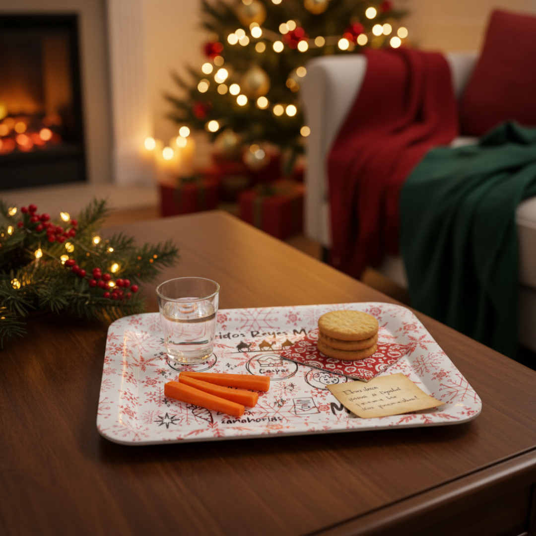 Bandeja Reyes magos personalizada con nombre