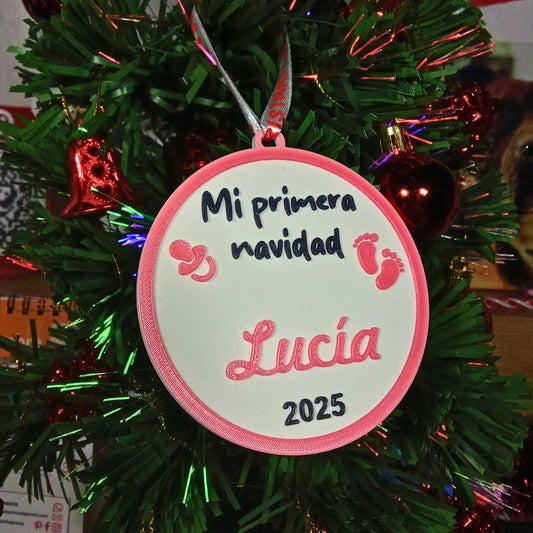 Bola de navidad personalizada Mi primera navidad con nombre