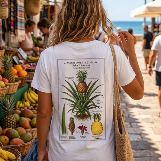 Camiseta algodón orgánico "Piña"