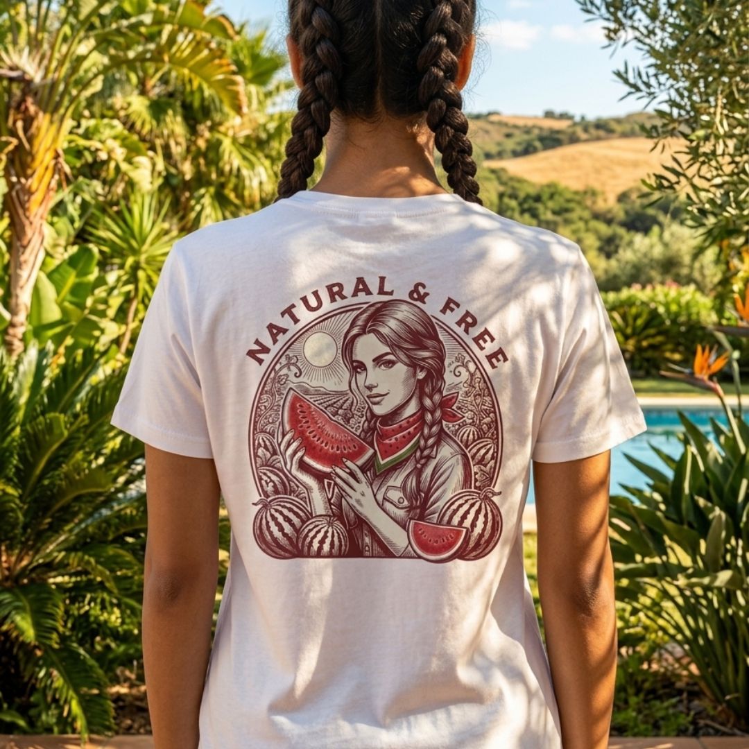 Camiseta algodón orgánico "Sandía"