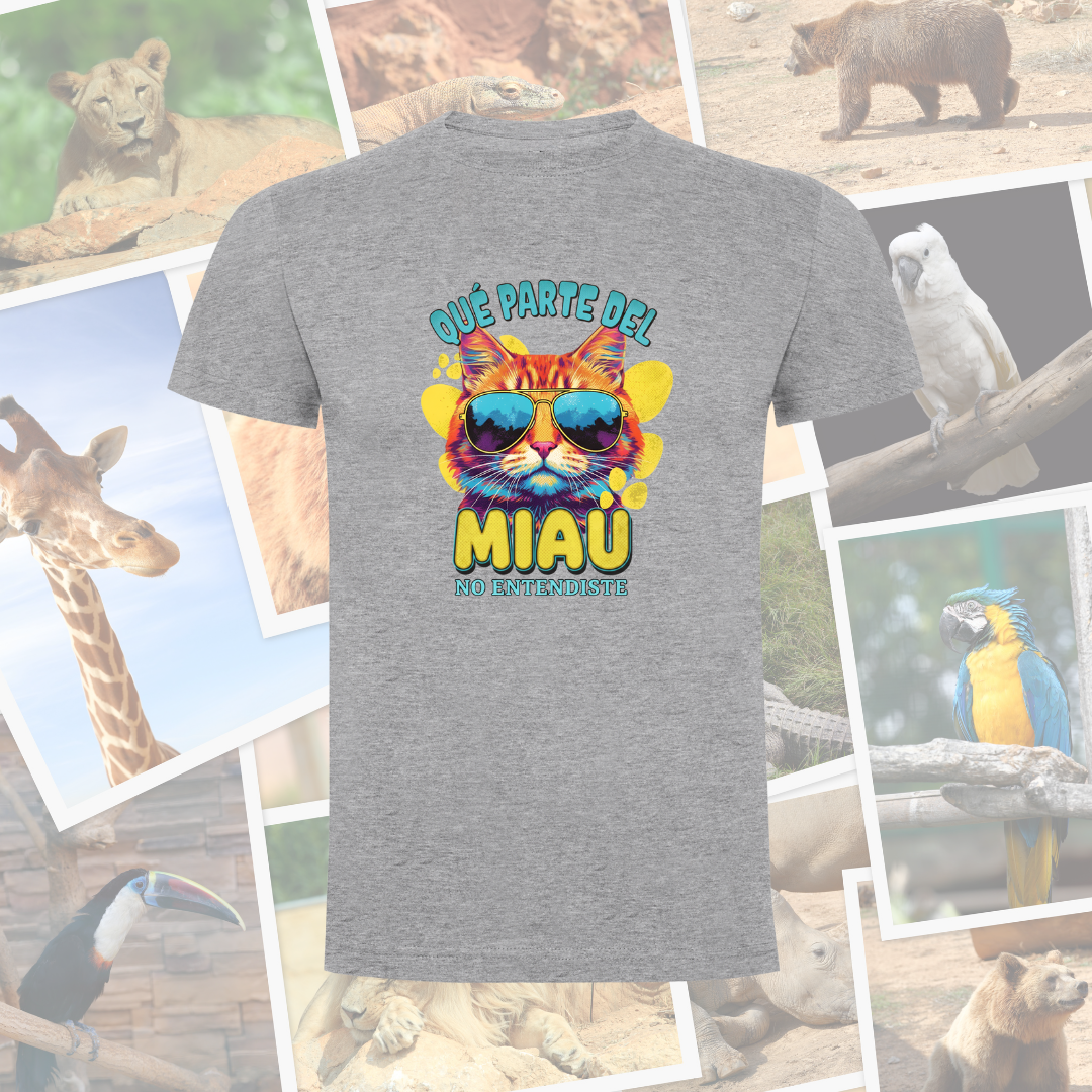 Camiseta "Qué parte del miau no entendiste"