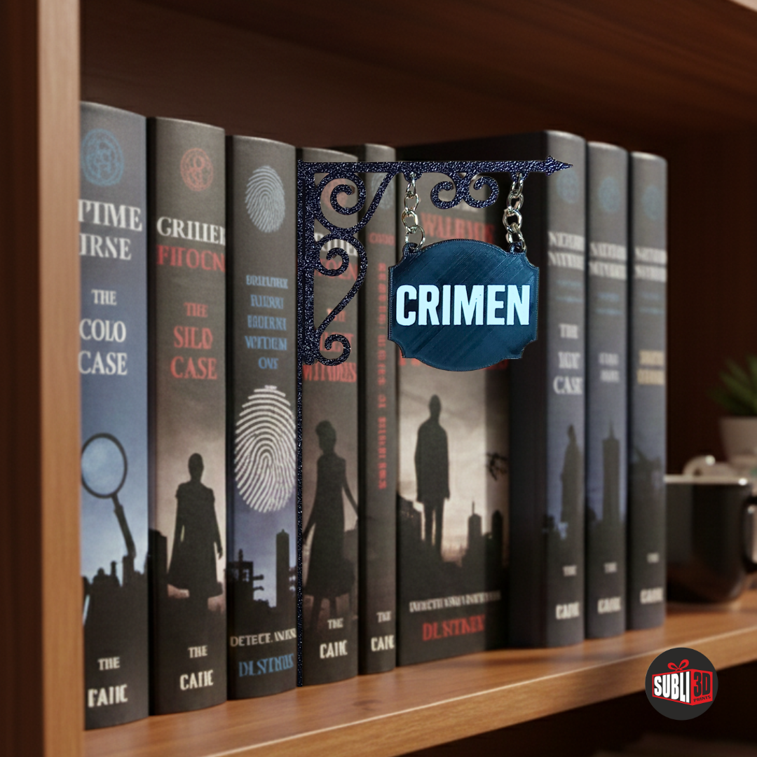 Cartel Librería 3D distintos géneros