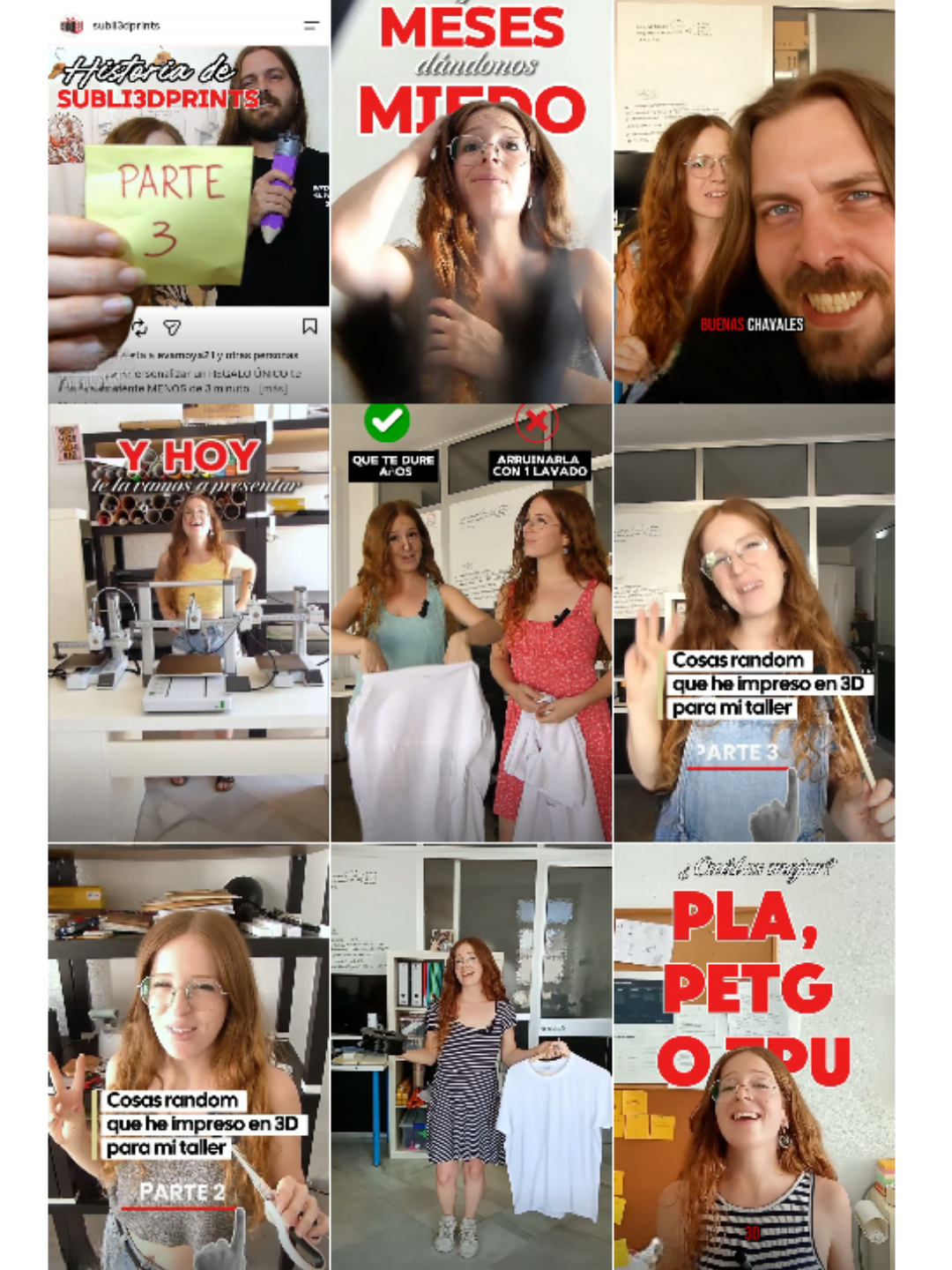 Publicaciones recientes de Subli3dprints en Instagram