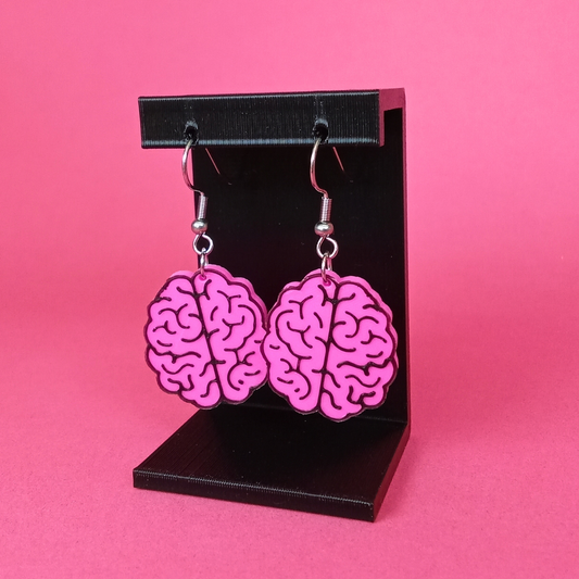 Pendientes 3D "Brain"