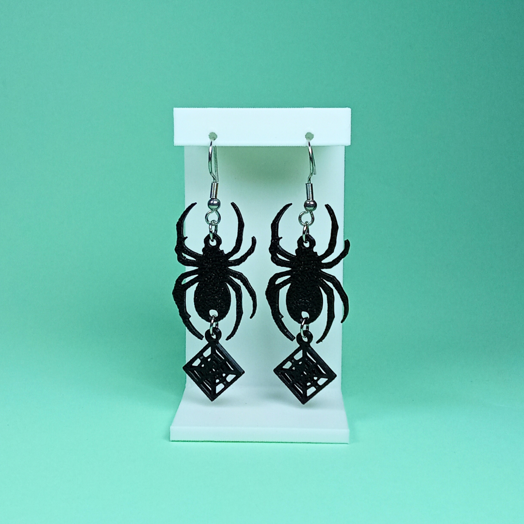 Pendientes 3D "Spider Charm"