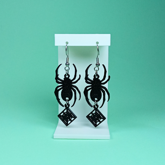 Pendientes 3D "Spider Charm"