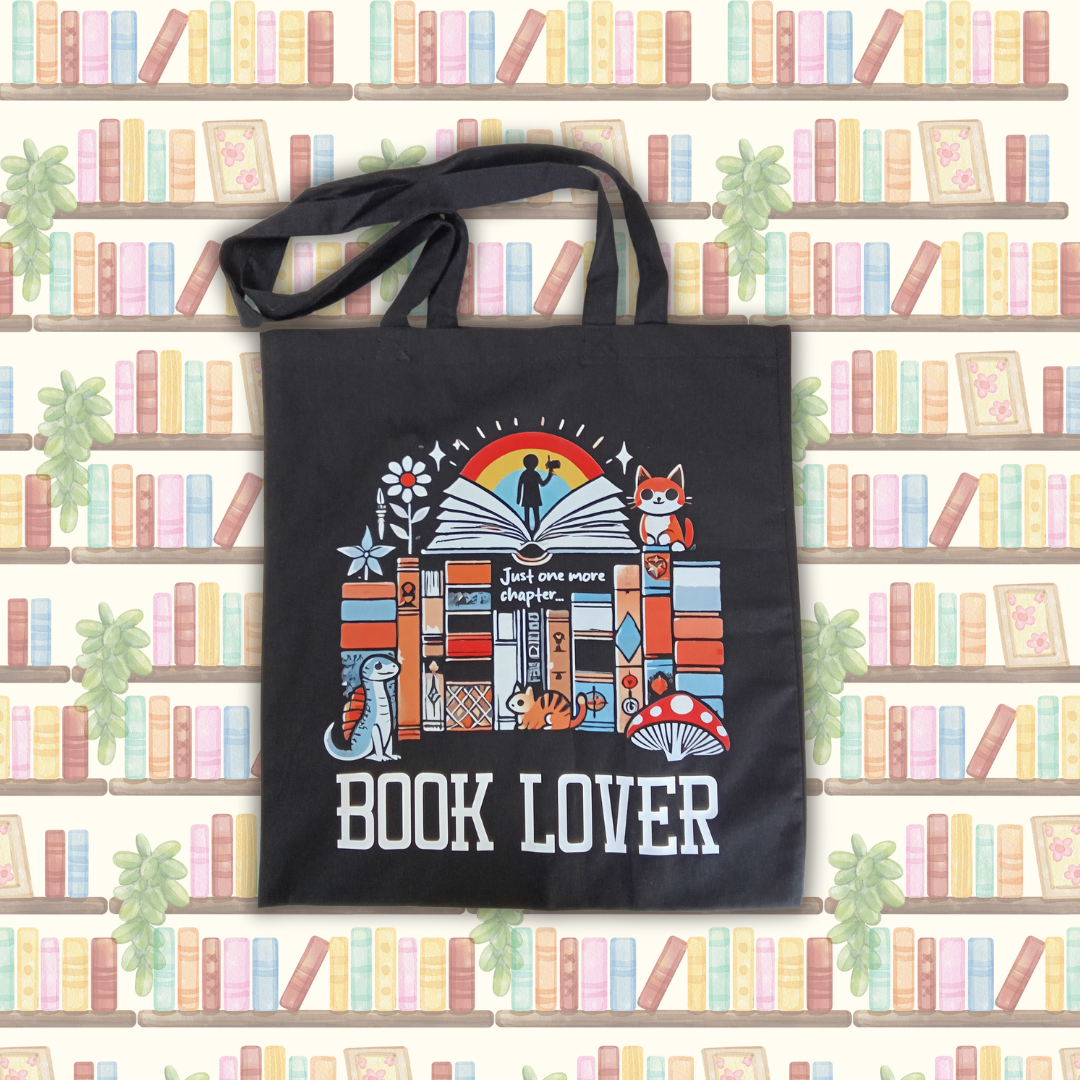 Bolsa de tela "Book lover"