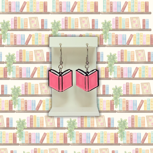 Pendientes 3D "Book"